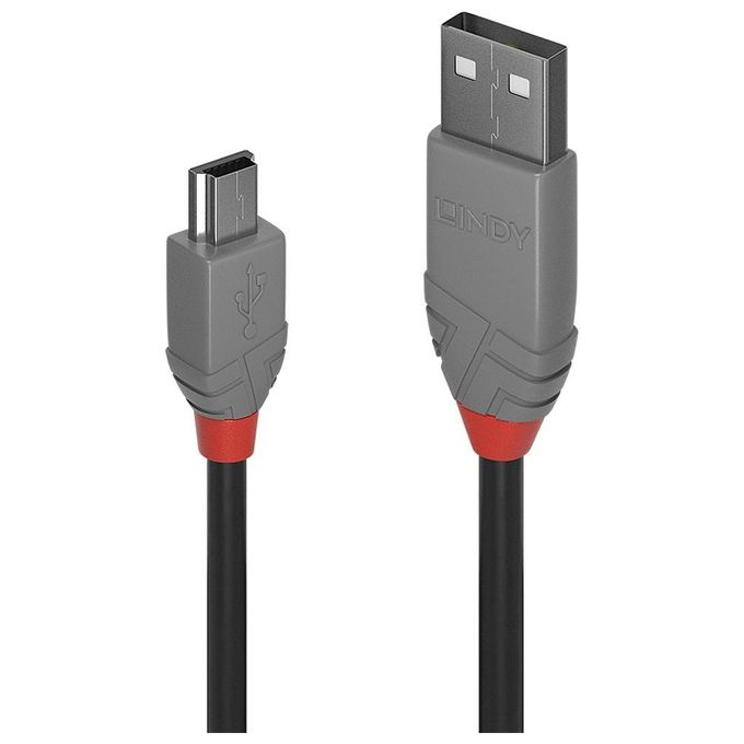 Lindy Cavo Usb 2.0 A a Usb Mini-B Nero 1mt