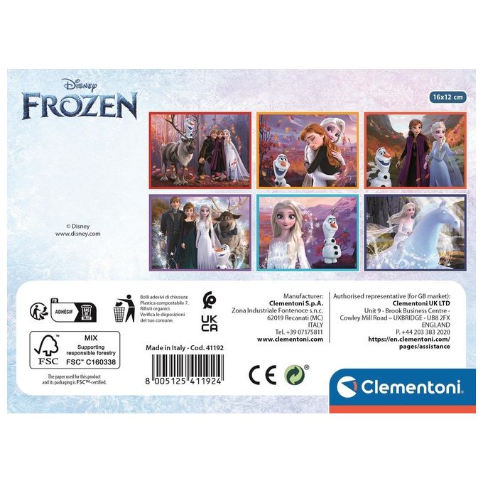 Clementoni Puzzle Frozen Cubi 12 Pezzi
