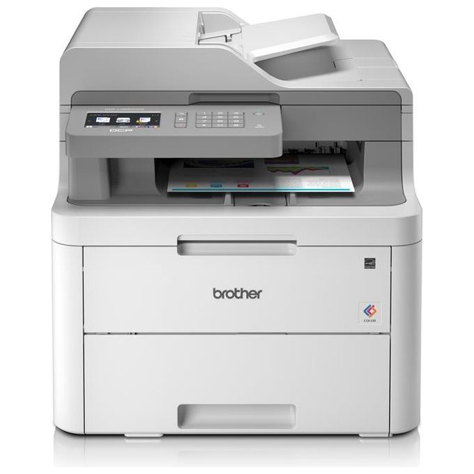 Brother DCP-L3550CDW Stampante Multifunzione Laser a Colori 18ppm Wi-Fi Ethernet Usb 2.0 Hi-Speed