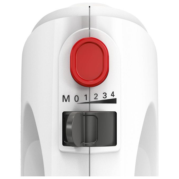 Bosch MFQ 2600 W Sbattitore CleverMixx Mixer Bianco 375W Fruste in Acciaio Inox