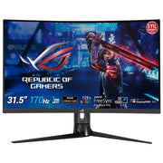ASUS ROG Strix XG32VC Monitor Gaming Curvo - 31.5'' WQHD (2560 x 1440), 170Hz* , 1ms MPRT, Extreme Low Motion Blur Sync, 125% sRGB, FreeSync Premium Pro, DisplayHDR 400, USB Type-C, KVM support