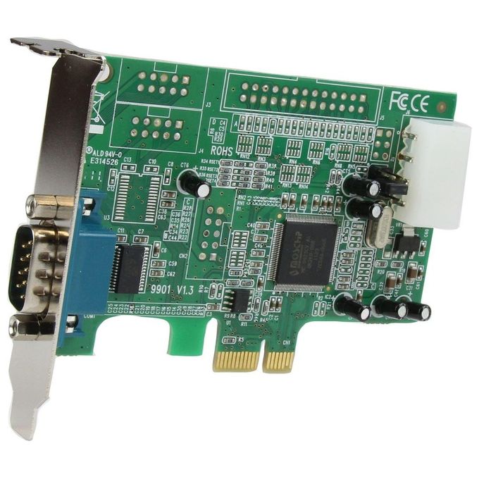 StarTech Scheda PCI Express seriale nativa basso profilo a 1 porta RS-232 con 16550 UART