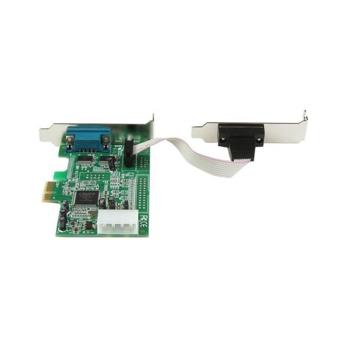 StarTech Scheda PCI Express seriale nativa basso profilo a 2 porte RS-232 con 16550 UART