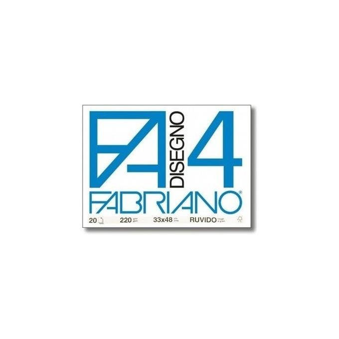 Fabriano Album da Disegno F4 4 Angoli Ruvido 33x48cm