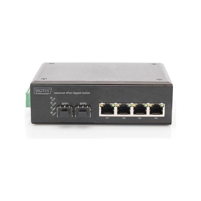 Digitus DN-651106 Switch di Rete Non Gestito L2 Gigabit Ethernet 10-100-1000 Nero