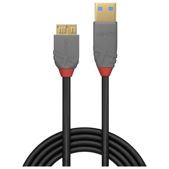 Lindy Cavo Usb 0.5mt Usb 3.2 Gen 1 Usb a Micro-Usb B Nero