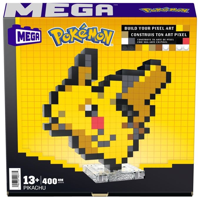 Mega Bloks Pixel Art Pikachu Pokemon