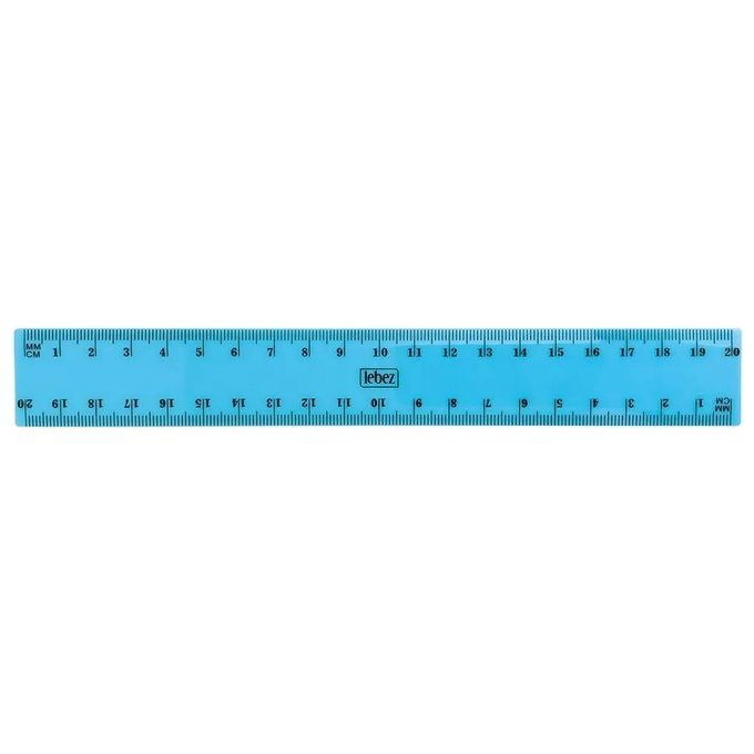 Lebez Barattolo 36 Pezzi Righelli 20cm Pastel