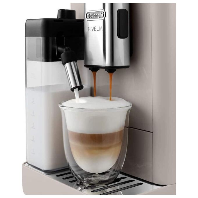 De'Longhi Rivelia EXAM440.55.BG Macchina automatica per caffe' in chicchi LatteCrema Hot