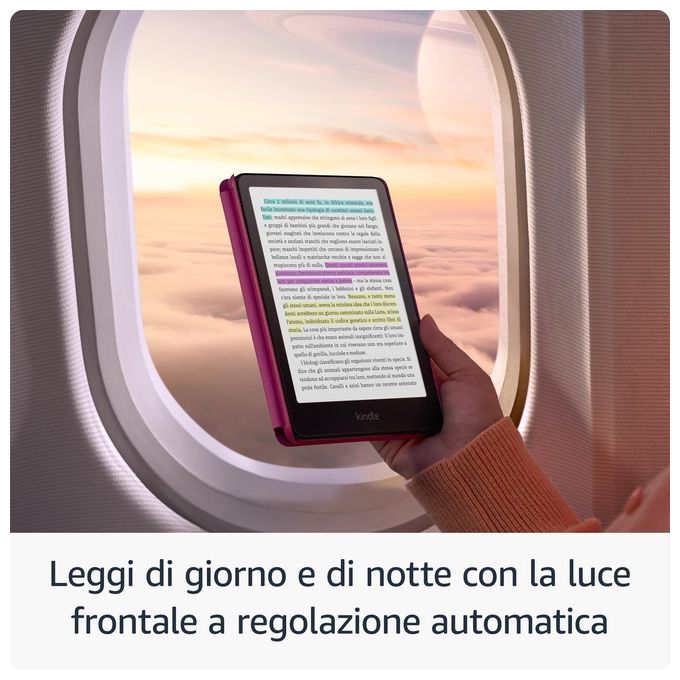 Amazon Kindle Colorsoft Signature Edition 32Gb Con schermo a colori 7'', luminosita' frontale a regolazione automatica, ricarica wireless e lunga durata della batteria