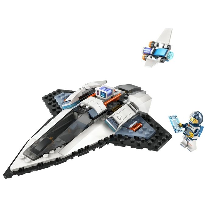 LEGO City 60430 Astronave Interstellare 60430-LEGO Giocattolo Gioco Spaziale per Bambini 6+ Anni con Navicella Minifigure e Drone Robot