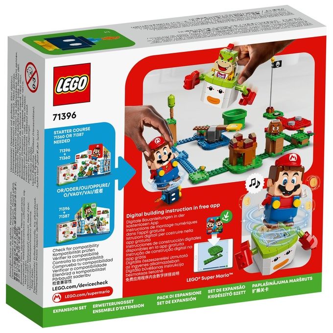 LEGO 71396 Super Mario Clown Koopa di Bowser Junior Pack di Espansione