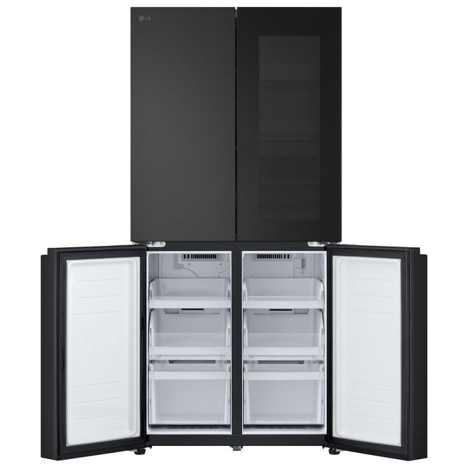 LG GMV860EPDE Frigorifero Multidoor InstaView Slim 530 Litri Classe E Wi-Fi Linear Cooling Total No Frost 835x1787x730 Matte Black