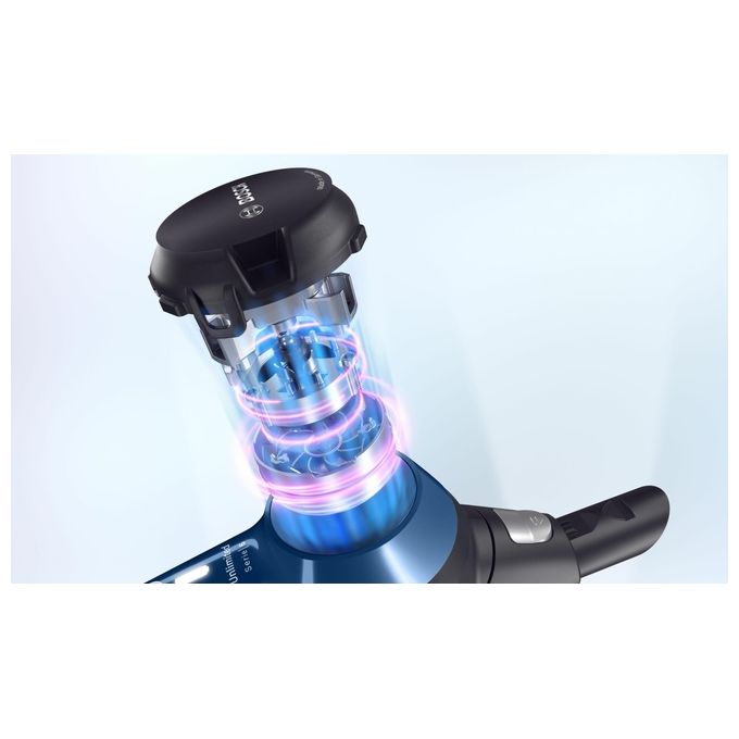 Bosch Unlimited Serie 6 BBS611MAT Scopa Elettrica Ricaricabile 18V 0.3 Litri Blu