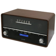 Denver DAB-36 Radio Digitale Retro con Funzione Bluetooth Nero