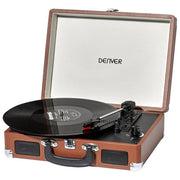 Denver VPL-120 Giradischi con Altoparlanti Integrati Marrone