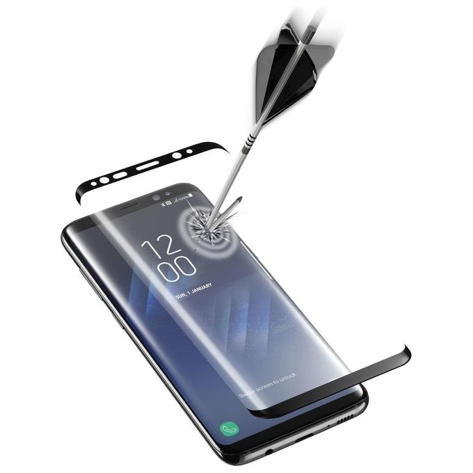 Cellular Line Vetro Temperato 3 Pezzi per Samsung S8 Plus