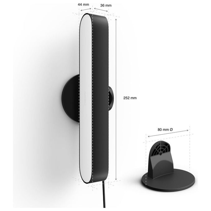 Philips Hue Play Estensione Barra Luminosa Nero 7820330P7