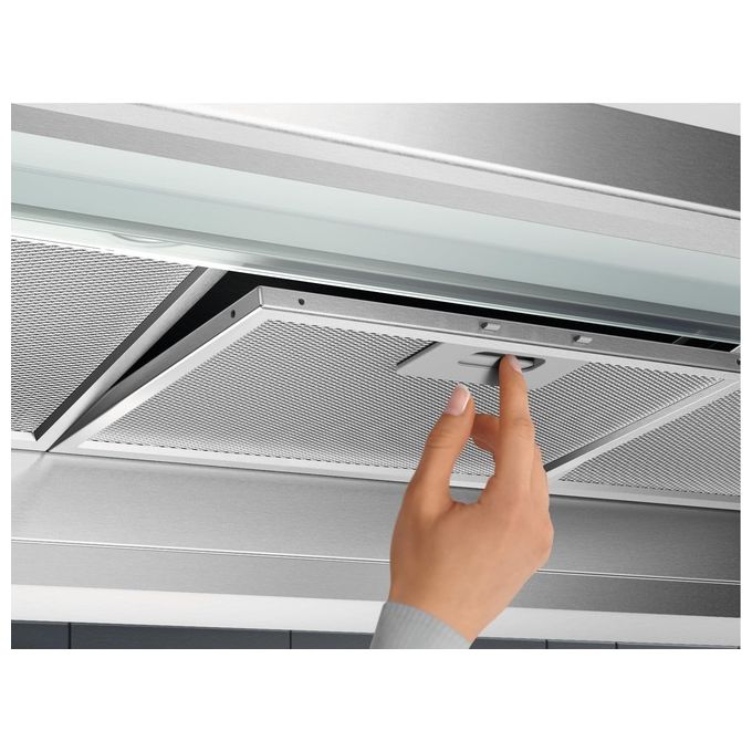 Electrolux LFP539X Cappa Integrata Estraibile Classe energetica C 3 Velociita' Aspirante o Filtrante 90 cm Inox