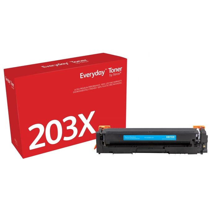 Xerox Toner Everyday Ciano per HP Cf541x-Crg-054hc 2500 Pagine