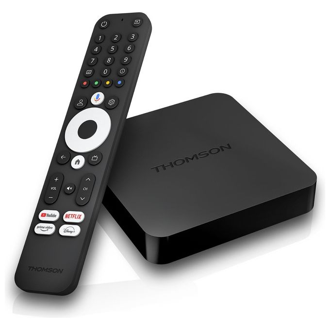Thomson Streaming Box Ultra HD Android con Risoluzione Avanzata e integrazione Smart 4K