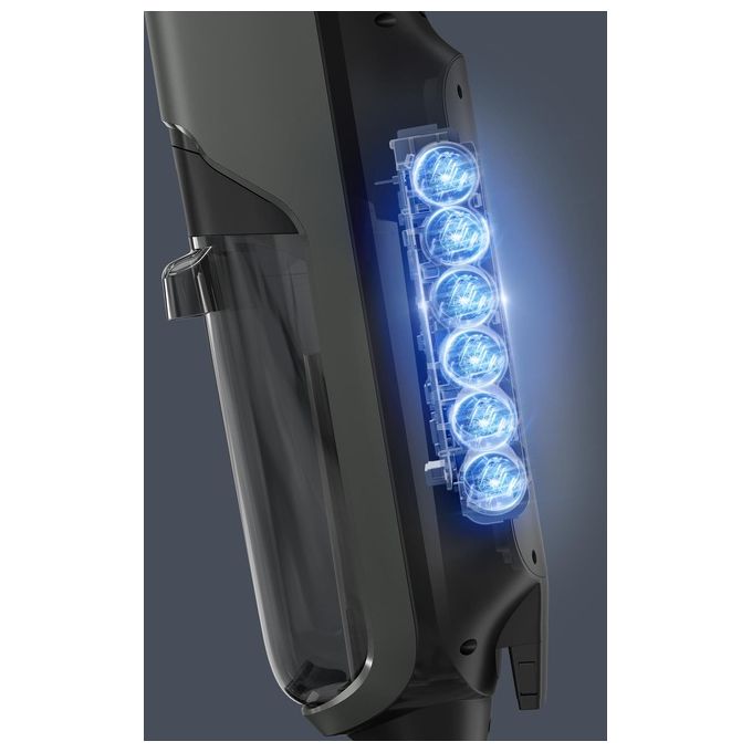 Rowenta X-Clean 4 GZ5035 Scopa Elettrica Lavapavimenti Pulitore a Vapore Aspira e Lava Potenza 200 Watt colore Grigio
