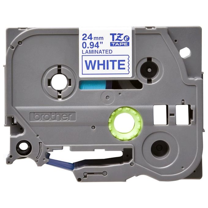 Brother Nastro 24 Mm Etichet Blu Bianco