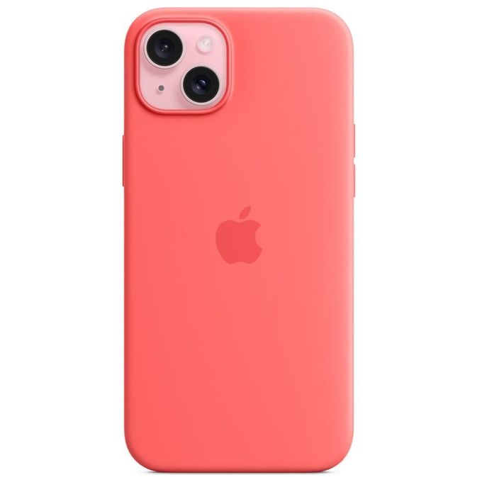 Apple Custodia MagSafe in Silicone per iPhone 15 Plus Guava ​​​​​​​