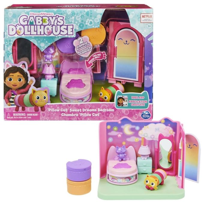 Spin Master Gabby's Dollhouse La Camera da Letto di Cuscigatta