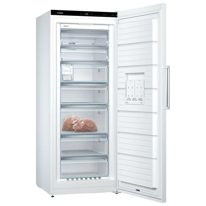 Bosch serie 6 GSN54AWDV Congelatore libera installazione monoporta  328 Litri Classe D no frost 1760x700x780mm bianco