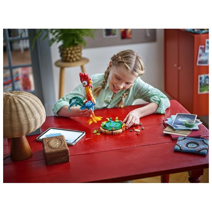 LEGO Heihei ǀ Disney dal Film Vaiana 2 Modello di Animale da Costruire con Parti Snodabili e Espositore Giochi per Bambini e Bambine da 9 Anni in su Idea Regalo di Compleanno da Collezione 43272