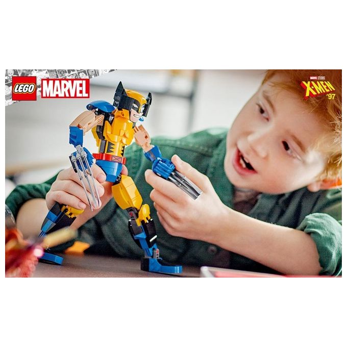 LEGO Marvel 76257 Personaggio di Wolverine, Action Figure Costruibile degli X-Men con 6 Elementi Artiglio, Collezione Supereroi