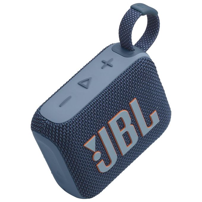 JBL GO 4 Speaker Bluetooth Portatile Altoparlante Wireless con Design Compatto Waterproof e Resistenza alla Polvere IP67 fino a 7 h di Autonomia USB Compatibile con App Portable Blu