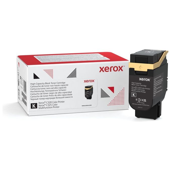 Xerox Toner Nero a High Capacity da 8000 Pagine per Stampante a Colori C320​-​multifunzione a Colori C325