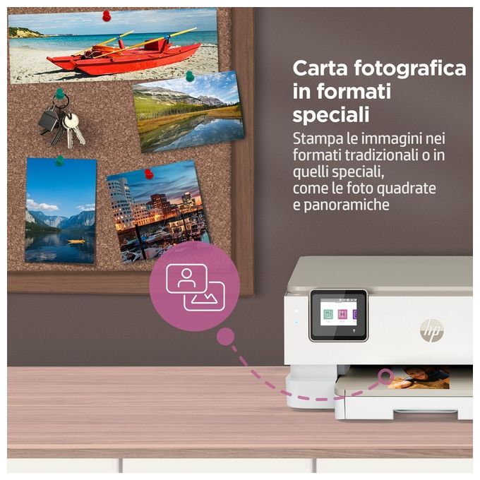 HP, Envy Inspire 7224e, Stampante All-in-One, Wireless Colore, Instant Ink
