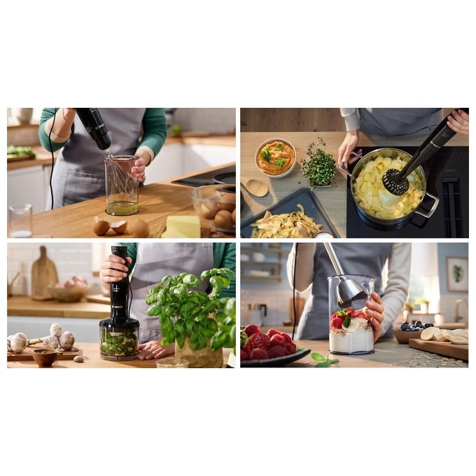 Bosch Serie 4 MSM4B623 Frullatore ad Immersione 1000W 0.6 Litri Antracite