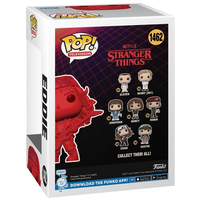 Funko Pop! Tee  Pop Stranger Things Hunter Eddie W guitar L