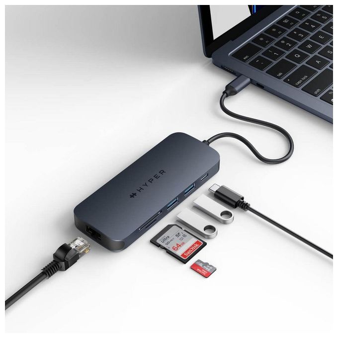 Targus HD4004GL Replicatore di Porte e Docking Station per Laptop Usb Tipo-c Blu