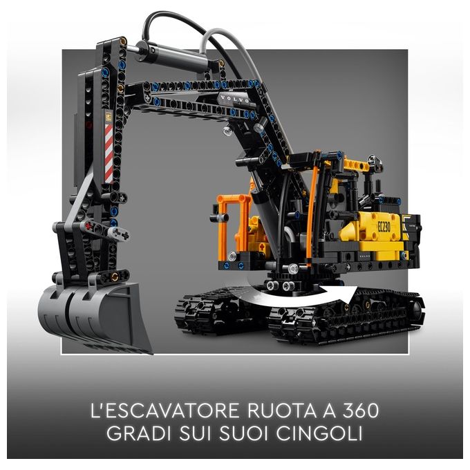 Lego Technic Autocarro Volvo FMX Ed Escavatore Elettrico EC230