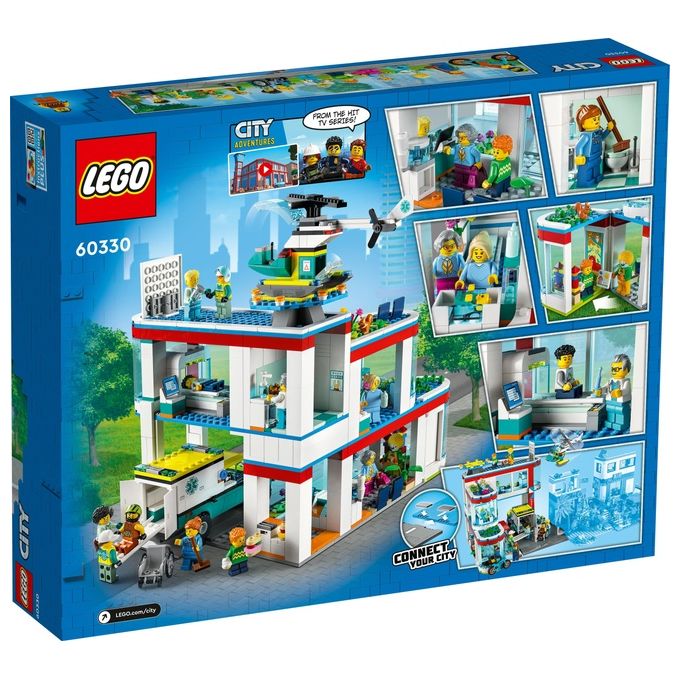 LEGO City Ospedale Set con ambulanza Giocattolo ed Elicottero di Soccorso