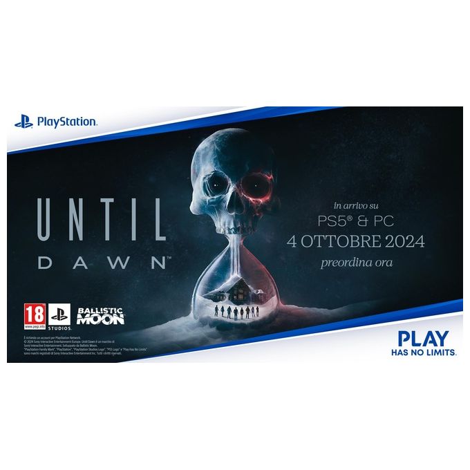 Sony Interactive Videogioco Until Dawn per PlayStation 5