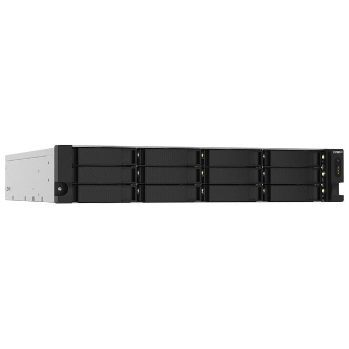 Qnap TS-1232PXU-RP AL324  Collegamento Ethernet Lan Armadio 2U Nero Nas