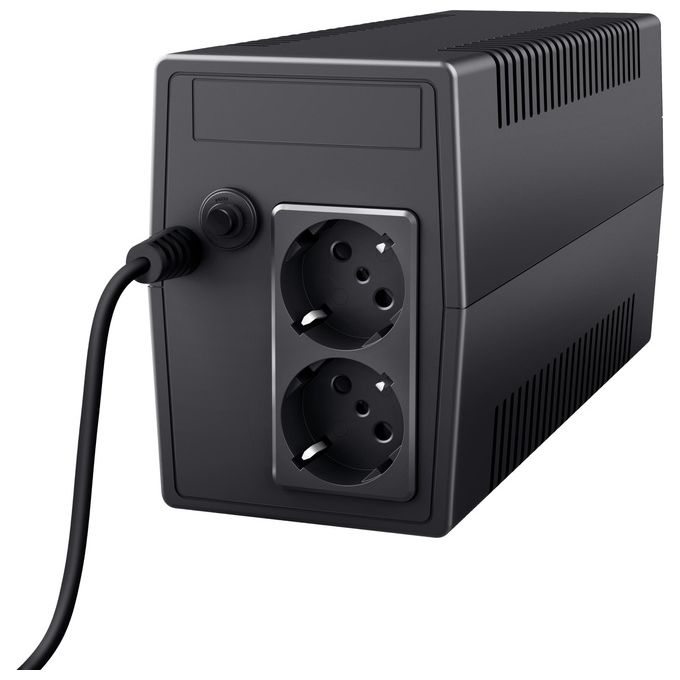 Trust Paxxon 800VA Gruppo di Continuita' 2 Prese di Corrente a Parete con Batteria e Protezione da Sovratensione