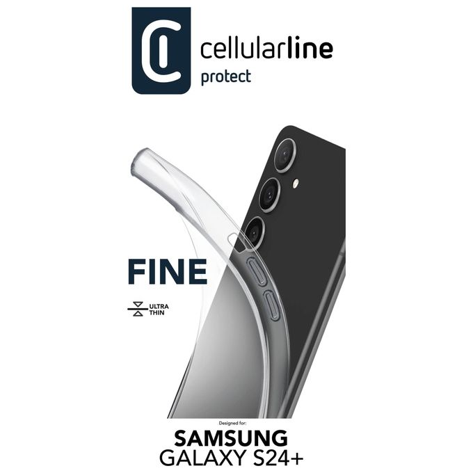 Cellular Line Cover Fine per Samsung Galaxy S24 Clear