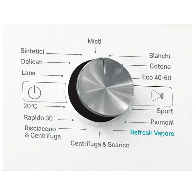 Whirlpool FFB 9479 BV IT Lavatrice a carica frontale 9 Kg 1400 giri Classe A 63 cm Inverter Vapore Tecnologia 6° Senso colore Bianco