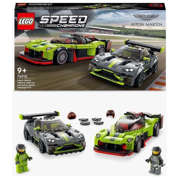 LEGO Speed Champion Aston Martin Valkyrie AMR Pro e Aston Martin Vanta