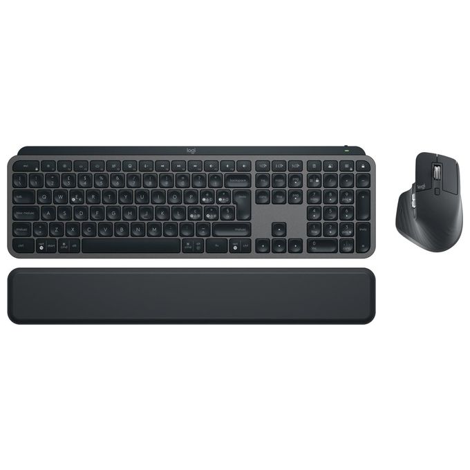 Logitech Mx Keys Combo For Business Gen 2 Tastiera Mouse Incluso Rf Senza Fili  Bluetooth Qwerty Italiano Grafite
