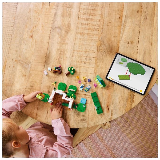 LEGO 77055 Animal Crossing - La sartoria delle Sorelle Ago e Filo, Set da Costruzione 322 Pezzi con Minifigure di Mabel e Sasha, Eta' 6+