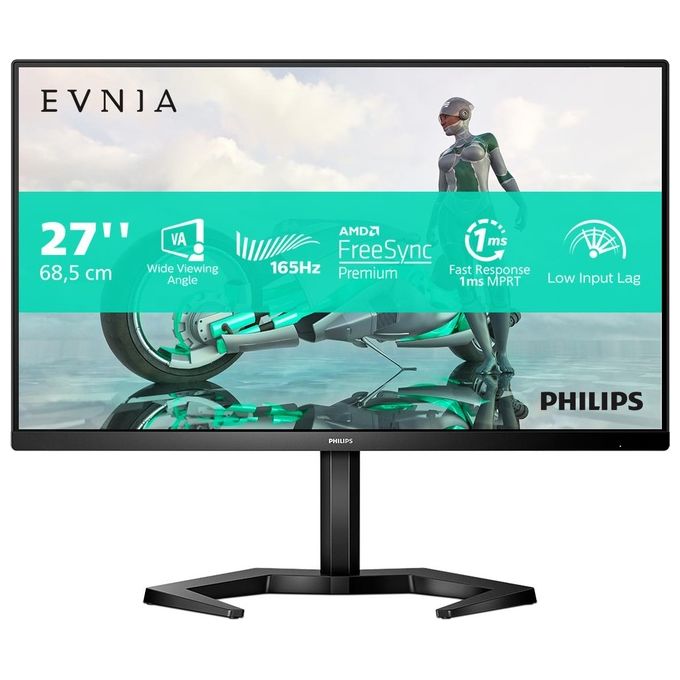 PHILIPS Monitor 27'' LED VA Gaming Momentum 27M1N3200VS 1920x1080 Full HD Tempo di Risposta 4 ms Frequenza di Aggiornamento 165 (Hz)
