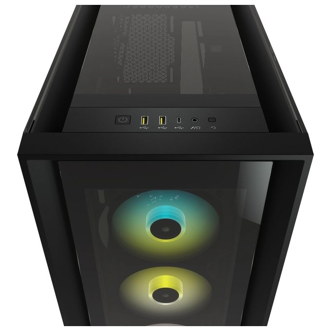 Corsair iCUE 5000X Middle Tower Vetro Temperato No-Power minITX-mATX-ATX